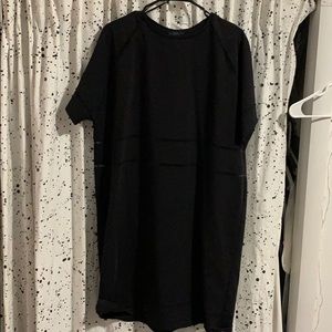 COS Mesh Stripe Shift Dress